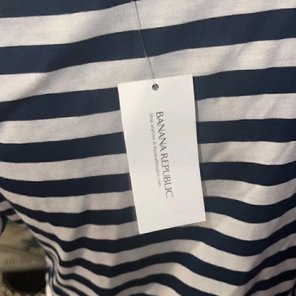 Banana Republic NWT striped cotton dress